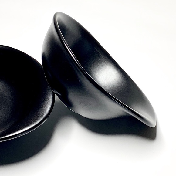 BLACK CERAMIC BOWLS - Picture 2 of 6